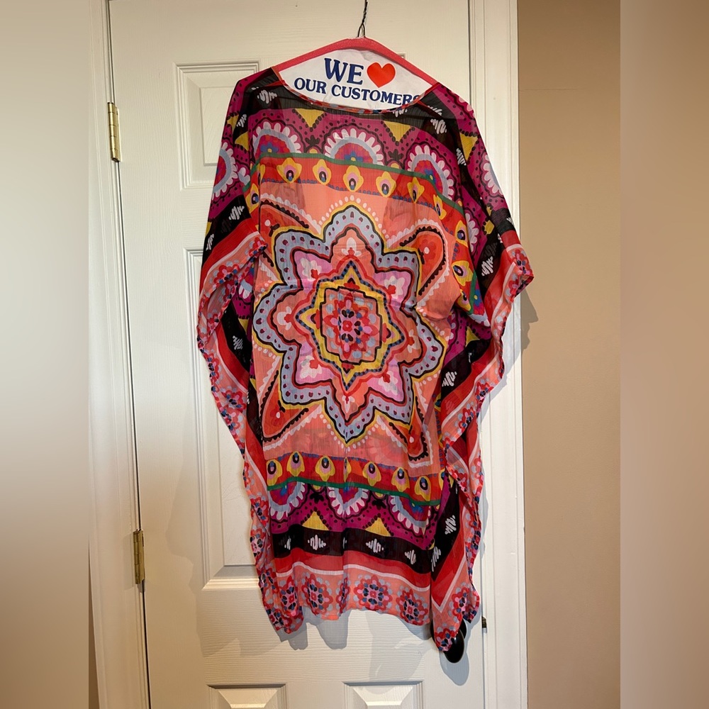 Bleu Rod Beattie Size Small Multi Color Cover Up. - image 2